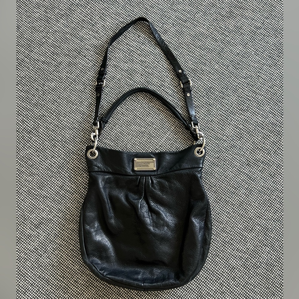 Marc by Marc Jacobs Hobo Classic Q Hillier Pebbled Leather Crossbody Purse